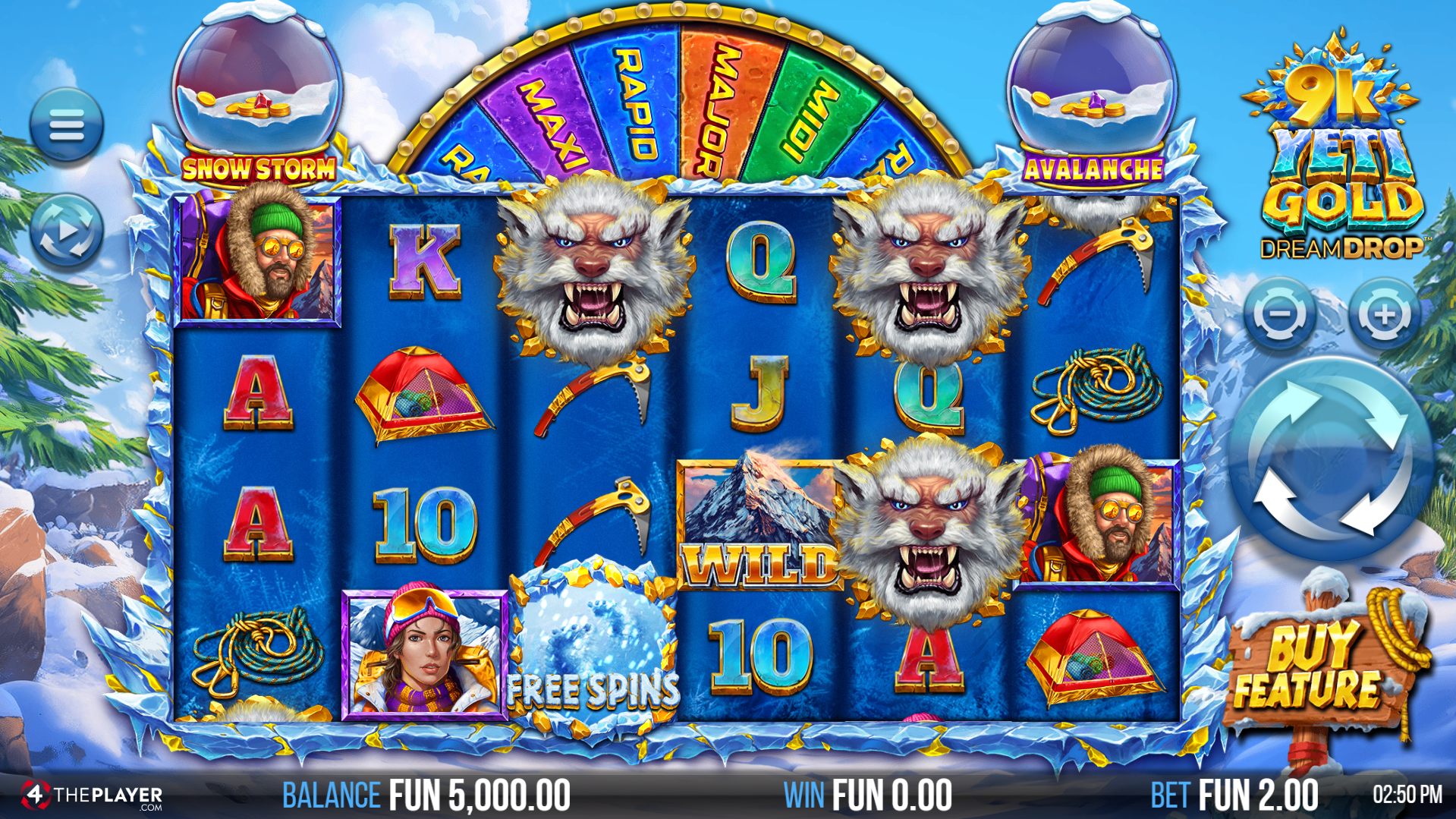 Yeti’nin Golden Dream Drop’unu Ateşleyin.